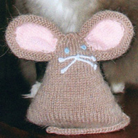 Alpaca Mouse Cat Toy - Blue Eyes