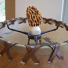 Real Antler Finial for Top of Lamp