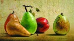 Giclee Art Fruit - Pear Study by award-winning Michigan artist Russell Cobane