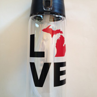 Love Michigan Water Bottle