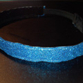Turquoise Glitter Headband