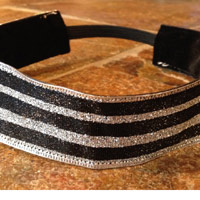Glitter Silver No-Slip Headband
