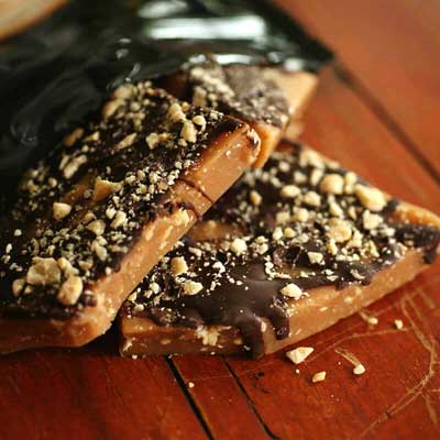 Chocolate Peanut Butter Toffee