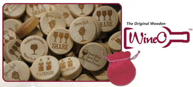 WineO Wooden Wine Stoppers