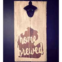 Home Brewed Michigan Sign