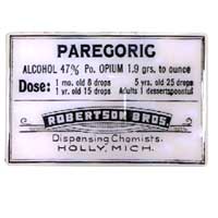 Vintage Pharmacy Paregoric Magnet