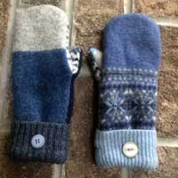Repurposed Wool Mittens