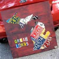 License Plate Art by Design Turnpike