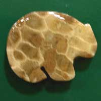 Petoskey Stone Sleeping Bear Dunes  Shape Magnet
