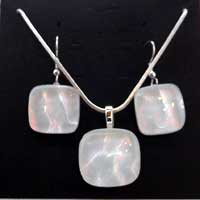Glass Earrings and Pendant Sets