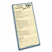 Travel Checklist Notepad