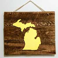 Michigan Sign Yellow