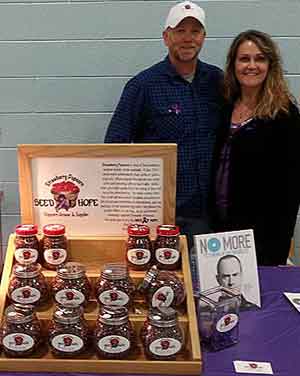 Strawberry Popcorn Seed of Hope Domestic Violence
