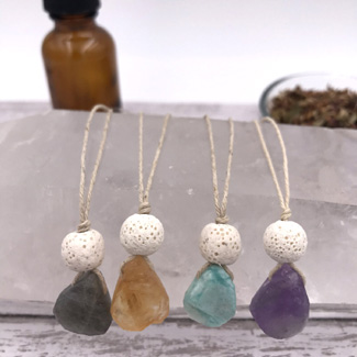 Gemstone Aromatherapy Necklaces